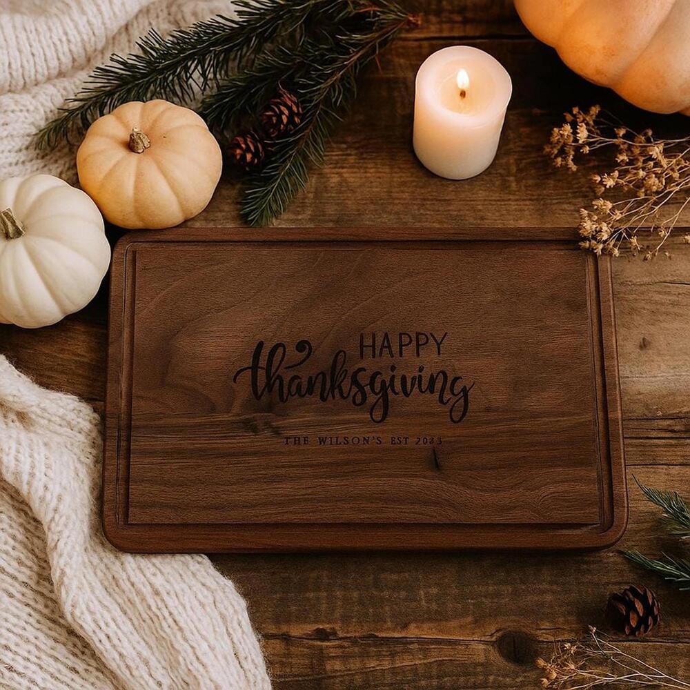 Personalized Engraved Wooden Cutting Board Etsy: https://leighhausco.etsy.com